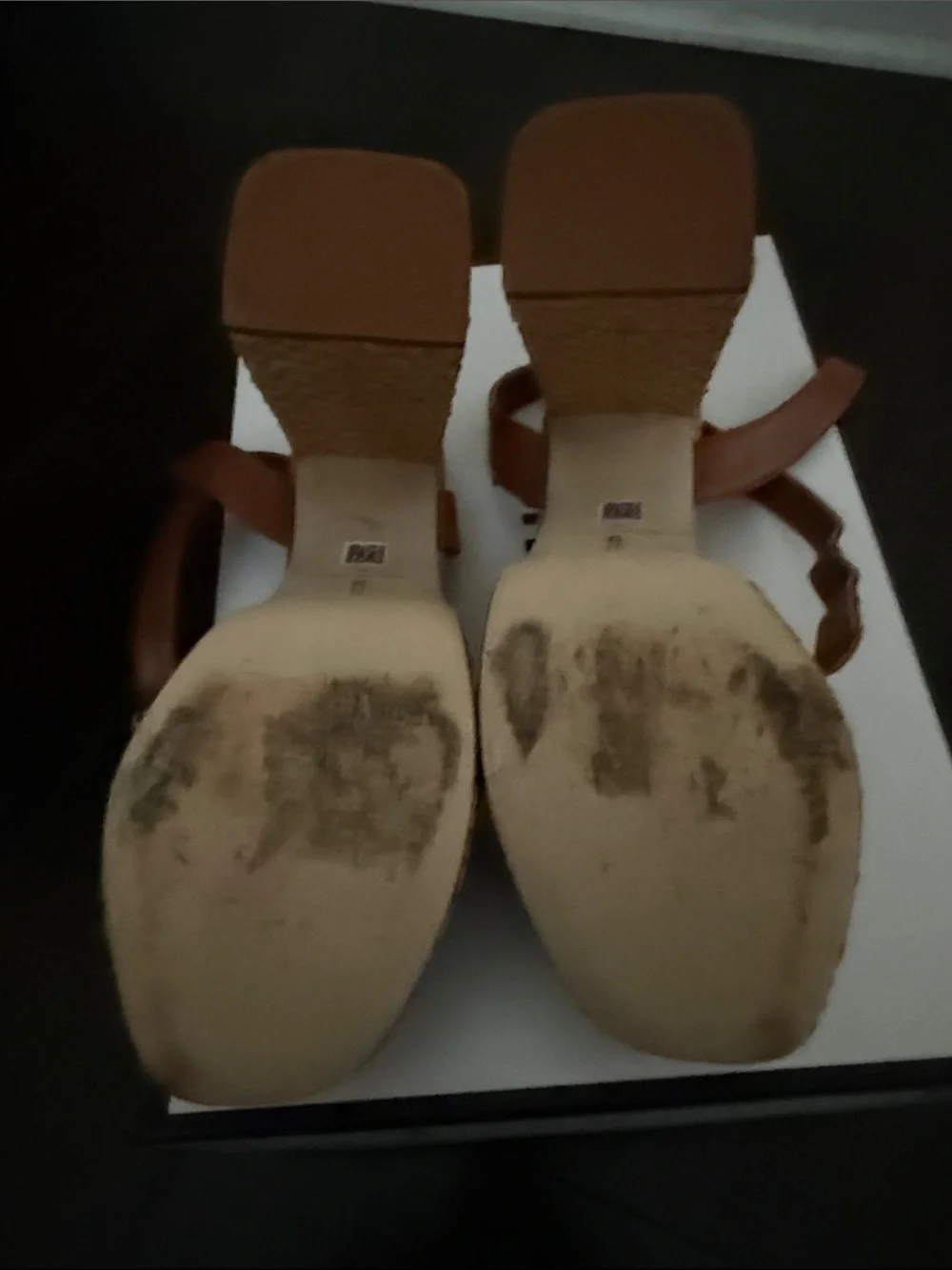 Larroude leather upper